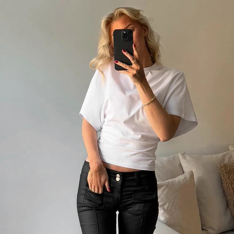 Casual Woman Clothes Solid Gray 2025